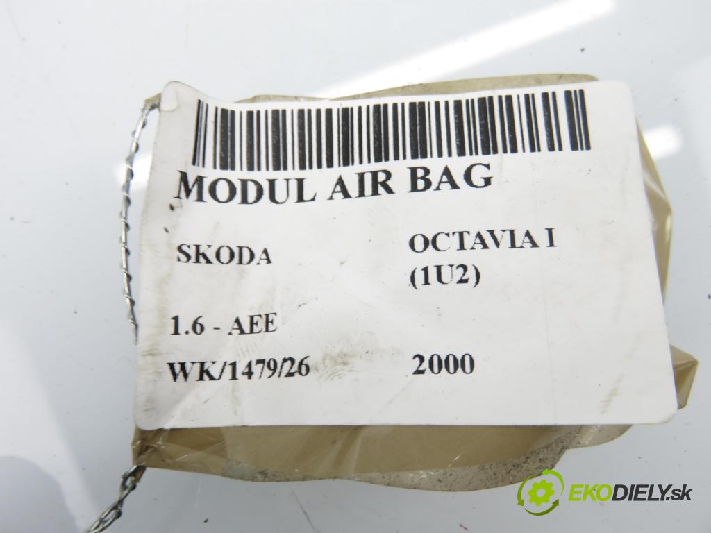 SKODA OCTAVIA I (1U2) LIFTBACK 2000 55,00 1.6 - AEE 1598,00 MODUL air BAG 1J0909603