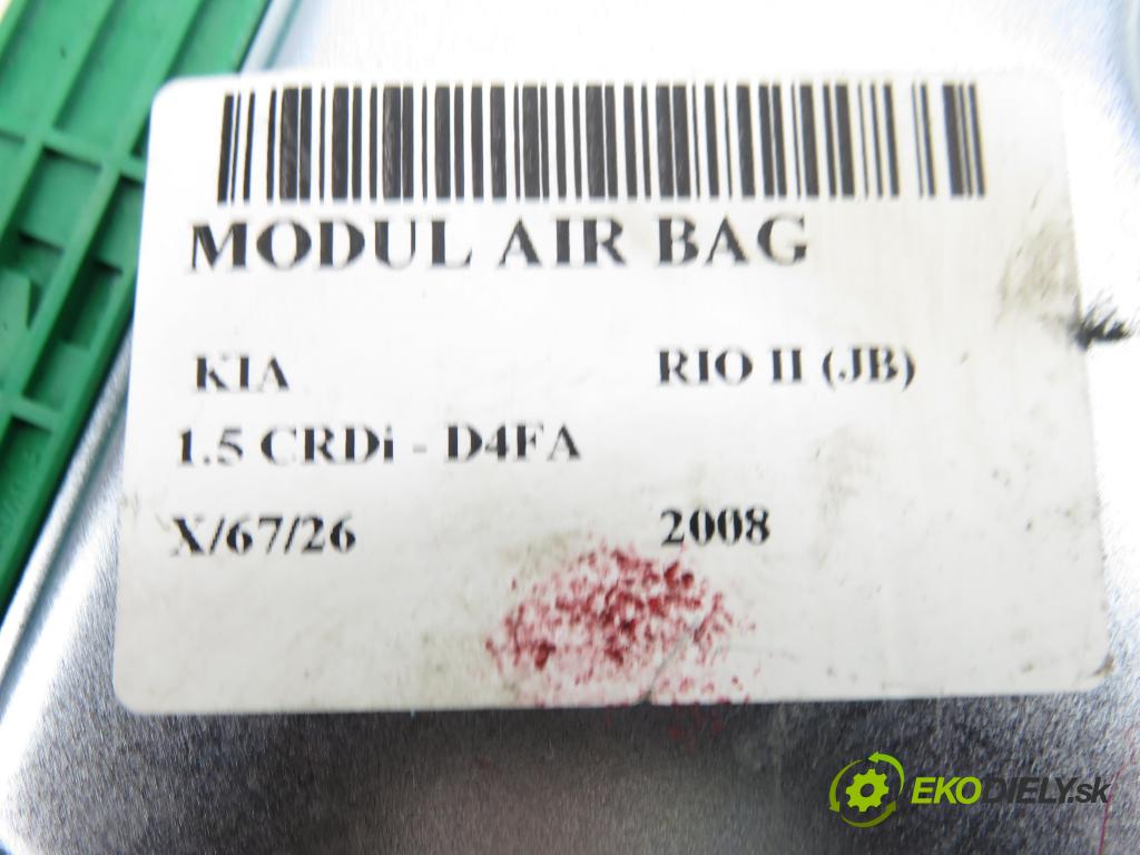 KIA RIO II (JB) HB 2008 81,00 1.5 CRDi - D4FA 1493,00 MODUL air BAG 959101G150