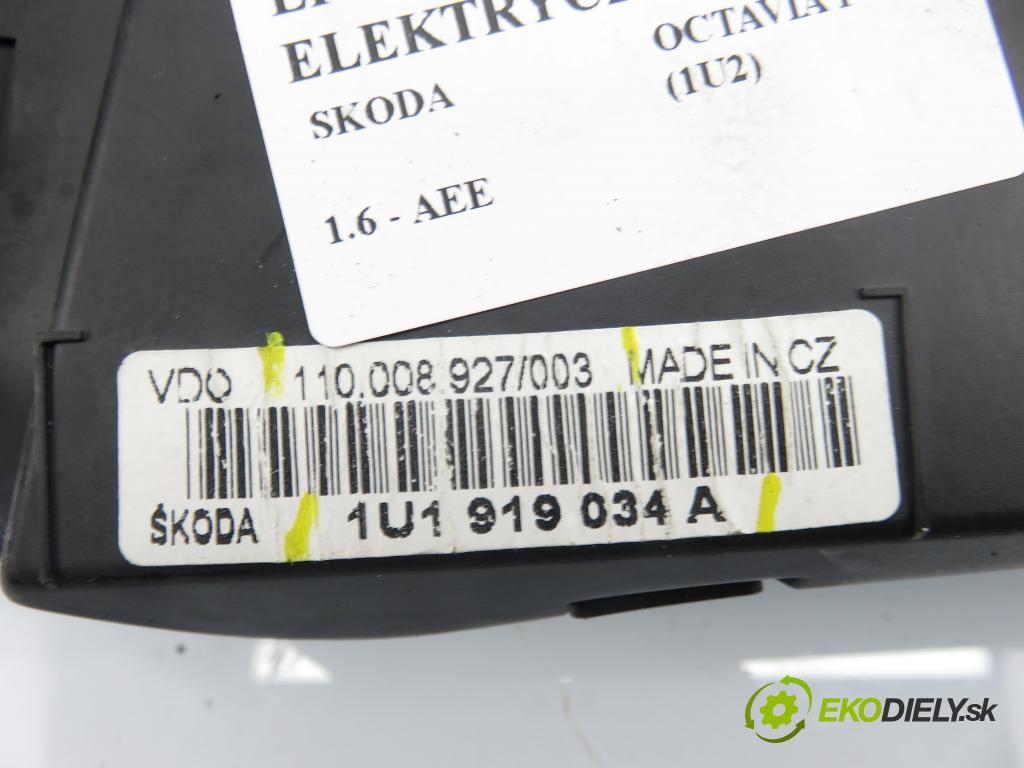 SKODA OCTAVIA I (1U2) LIFTBACK 2000 55,00 1.6 - AEE 1598,00 Prístrojovka elektrický 1U1919034A ; 110008927003