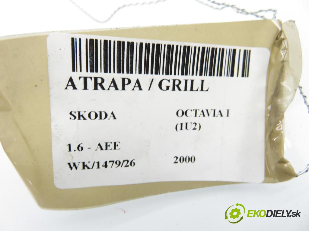 SKODA OCTAVIA I (1U2) LIFTBACK 2000 55,00 1.6 - AEE 1598,00 Mriežka / maska 1U0853651