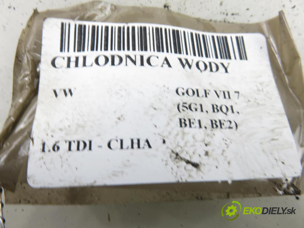 VW GOLF VII (5G1, BQ1, BE1, BE2) HB 2014 77,00 1.6 TDI - CLHA 1598,00 chladič vody 5Q0121251E