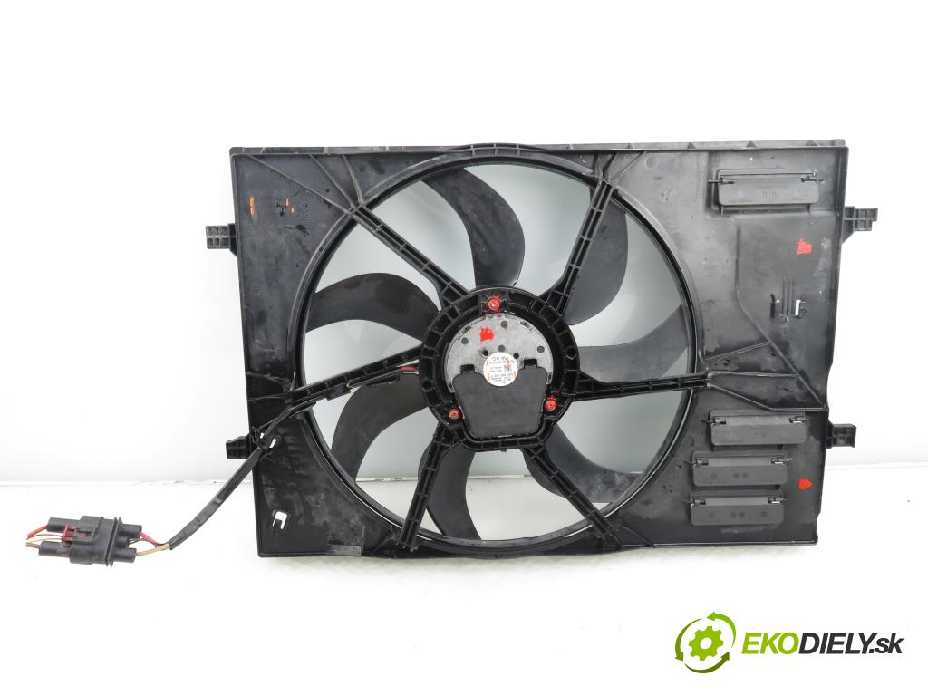 VW GOLF VII (5G1, BQ1, BE1, BE2) HB 2014 77,00 1.6 TDI - CLHA 1598,00 Ventilátor chladič klíma/voda 5Q0121207H ; 5Q0121203G ; 5Q0121207H