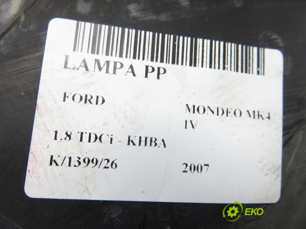FORD MONDEO IV (BA7) LIFTBACK 2007 92,00 1.8 TDCi - KHBA 1753,00 světlo PP