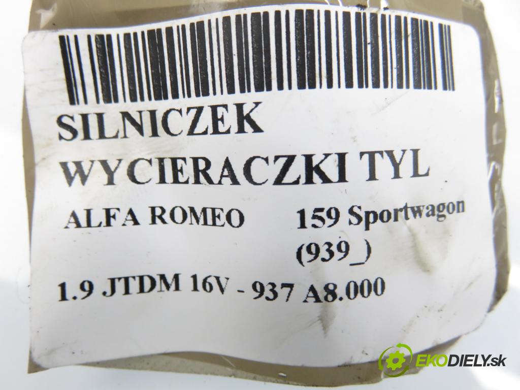 ALFA ROMEO 159 Sportwagon (939_) KOMBI 2006 100,00 1.9 JTDM 16V - 937 A8.000 1910,00 Motorček stierače zadné 2596007062