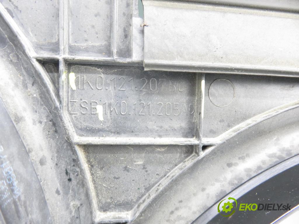 VW PASSAT CC B6 (357) FASTBACK 2009 103,00 2.0 TDI - CBAB 1968,00 Ventilátor chladič klíma/voda 1K0121207BC ; 1K0121205AB