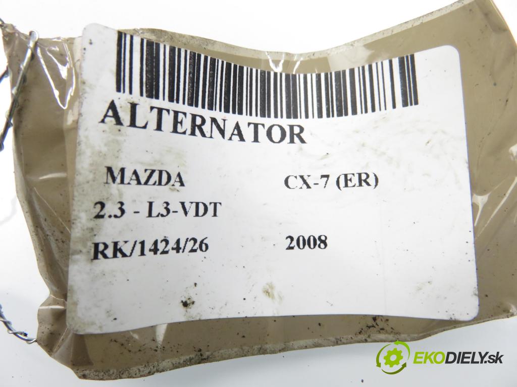 MAZDA CX-7 (ER) SUV 2008 182,00 2.3 - L3-VDT 2261,00 Alternátor A3TJ1191 (Alternátor)