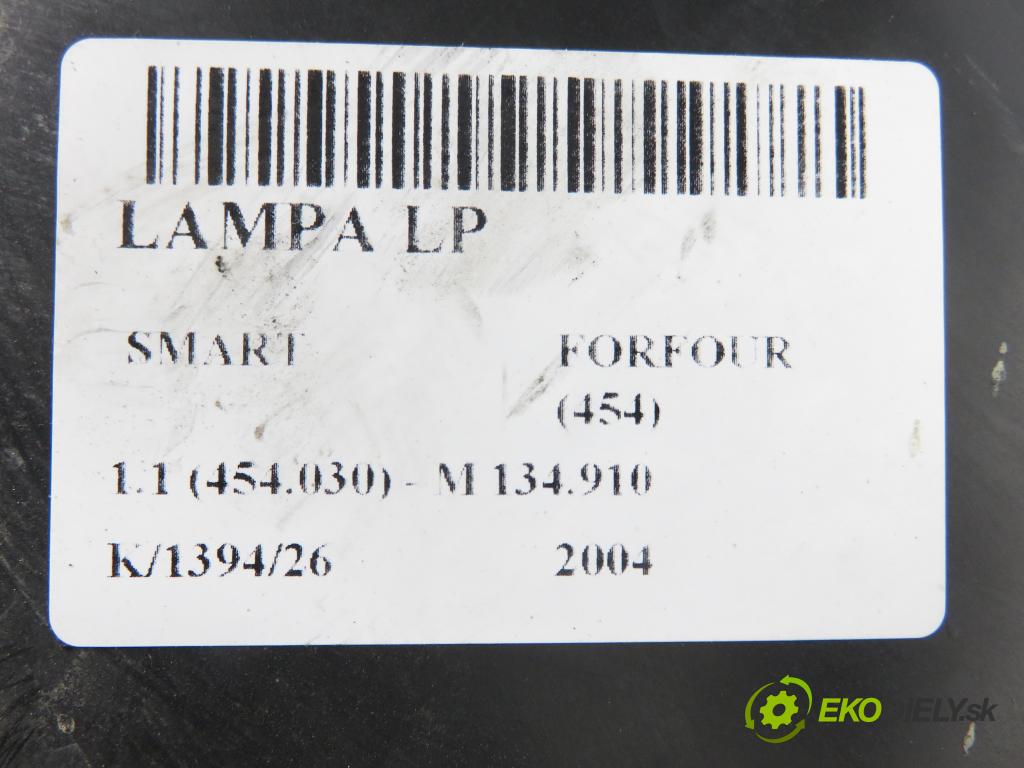 SMART FORFOUR (454) HB 2004 55,00 1.1 (454.030) - M 134.910 1124,00 Svetlo LP A4545400154 ; 0301207201