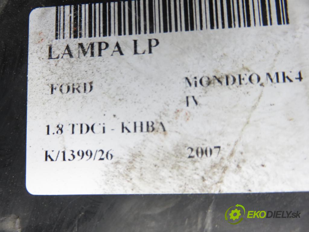FORD MONDEO IV (BA7) LIFTBACK 2007 92,00 1.8 TDCi - KHBA 1753,00 světlo LP 7S7113W030AH