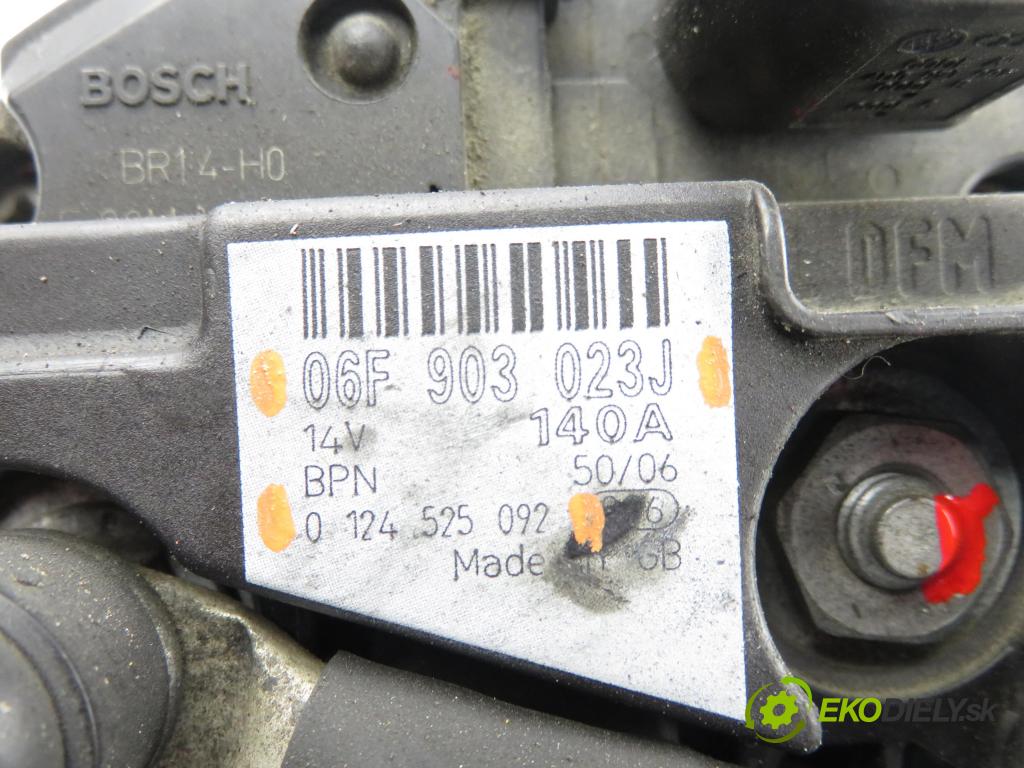 AUDI A4 Avant (8ED, B7) KOMBI 2005 125,00 2.0 TDI - BRD 1968,00 Alternátor 0124525092 ; 06F903023J (Alternátor)