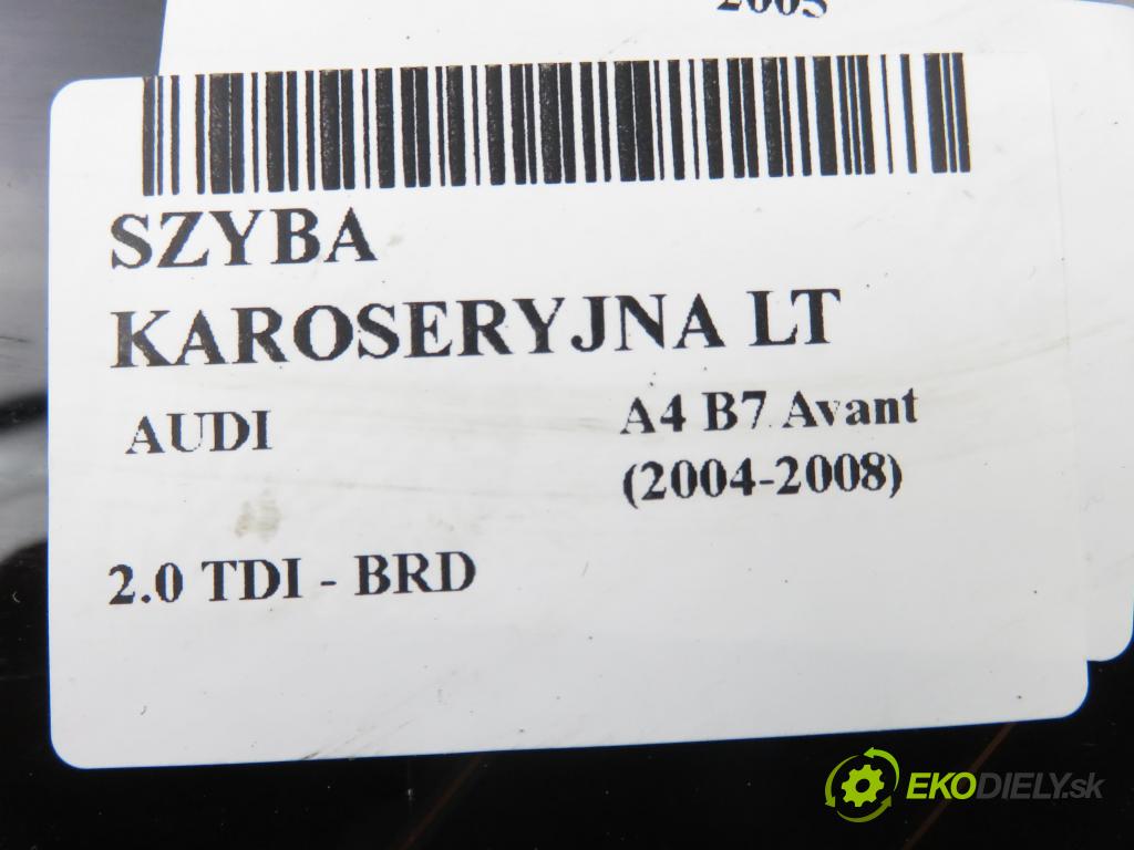 AUDI A4 Avant (8ED, B7) KOMBI 2005 125,00 2.0 TDI - BRD 1968,00 okno dveří LT