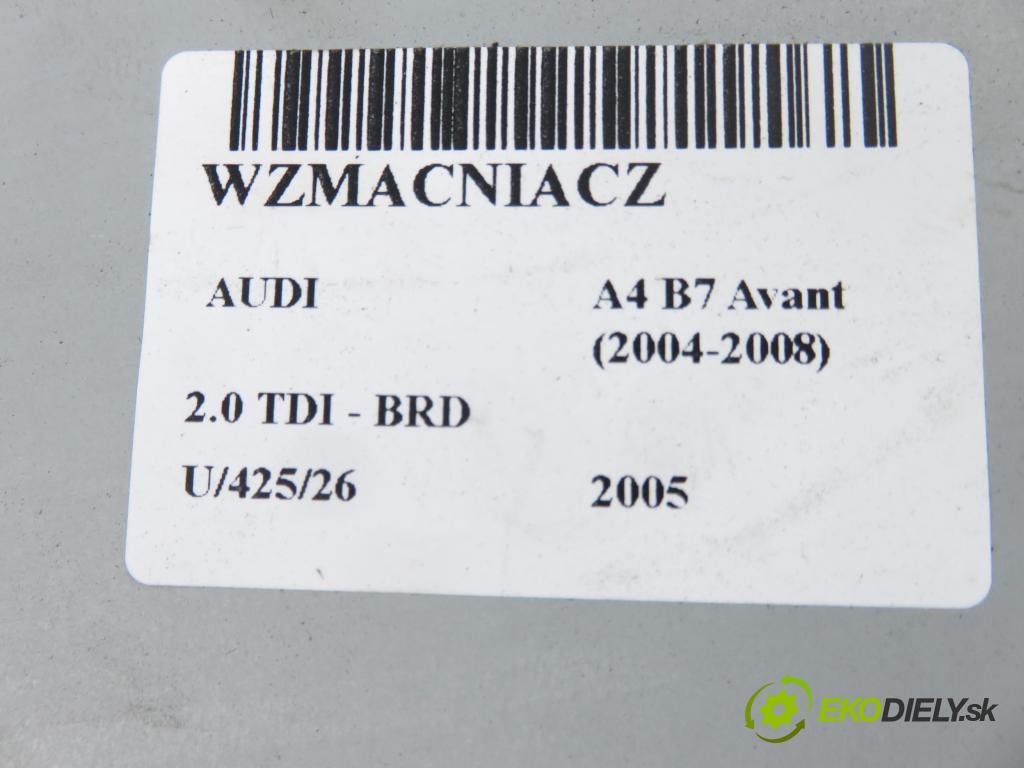 AUDI A4 Avant (8ED, B7) KOMBI 2005 125,00 2.0 TDI - BRD 1968,00 reproduktor dveře 8E0035411 ; 8E9035382D ; 8E9035223D