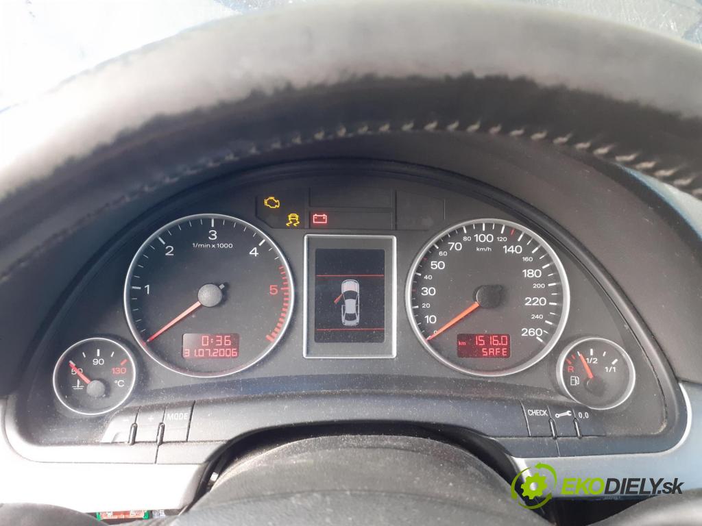 AUDI A4 Avant (8ED, B7) KOMBI 2005 125,00 2.0 TDI - BRD 1968,00 prístrojovka elektrický 0263626226 ; 8E0920932K