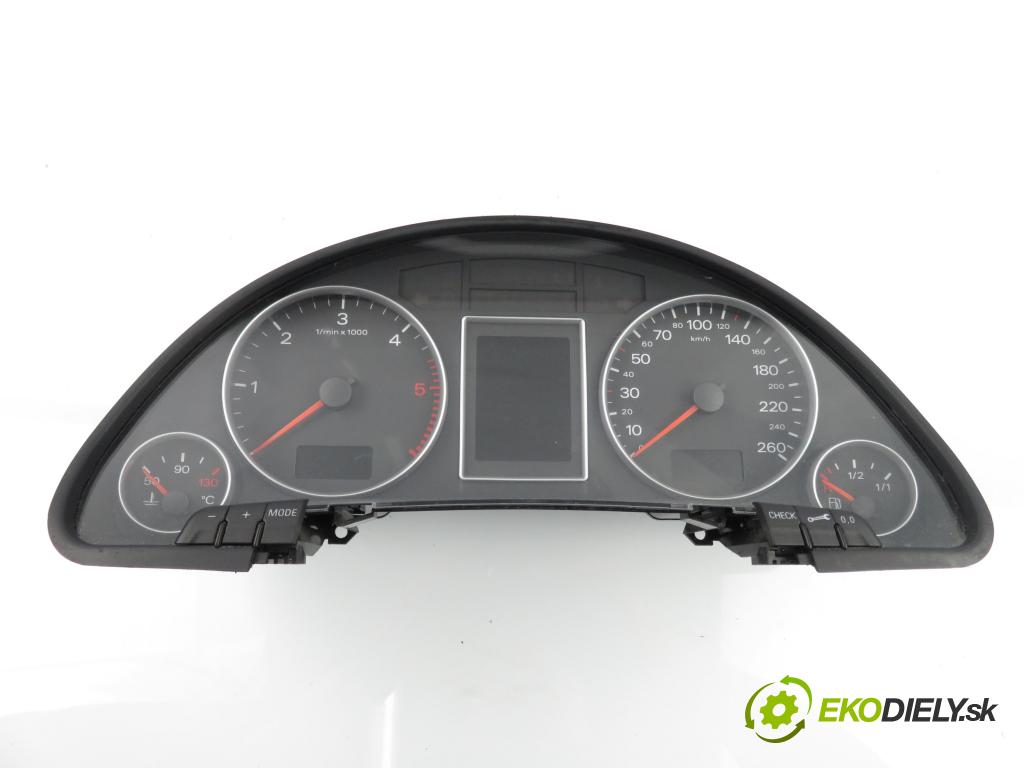 AUDI A4 Avant (8ED, B7) KOMBI 2005 125,00 2.0 TDI - BRD 1968,00 prístrojovka elektrický 0263626226 ; 8E0920932K
