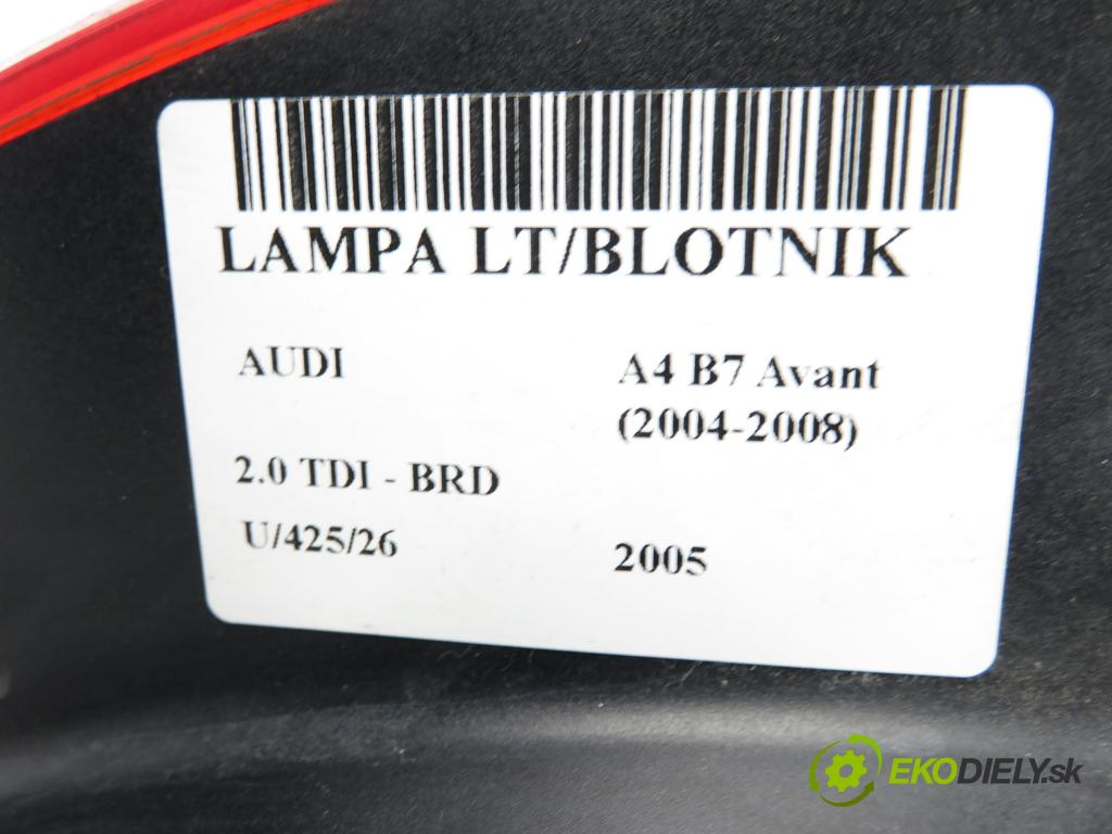 AUDI A4 Avant (8ED, B7) KOMBI 2005 125,00 2.0 TDI - BRD 1968,00 světlo levé zadní 8E9945095E