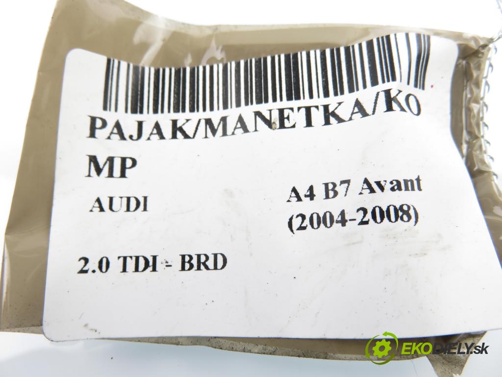 AUDI A4 Avant (8ED, B7) KOMBI 2005 125,00 2.0 TDI - BRD 1968,00 PAKA/ŘAZENÍ/SADA: 8E0953549Q