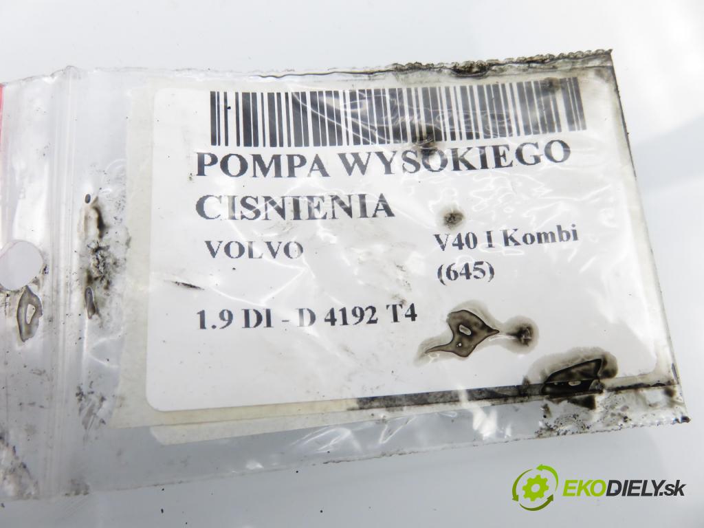 VOLVO V40 Kombi (645) KOMBI 2002 75,00 1.9 DI 102 - D 4192 T4 1870,00 Pumpa vysokého tlaku 0445010031 ; 8200055072
