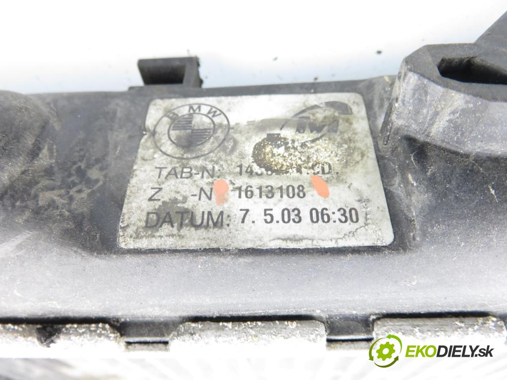 BMW 3 (E46) SEDAN 2003 110,00 320 d - M47 D20 (204D4) 1995,00 chladič vody 1613108