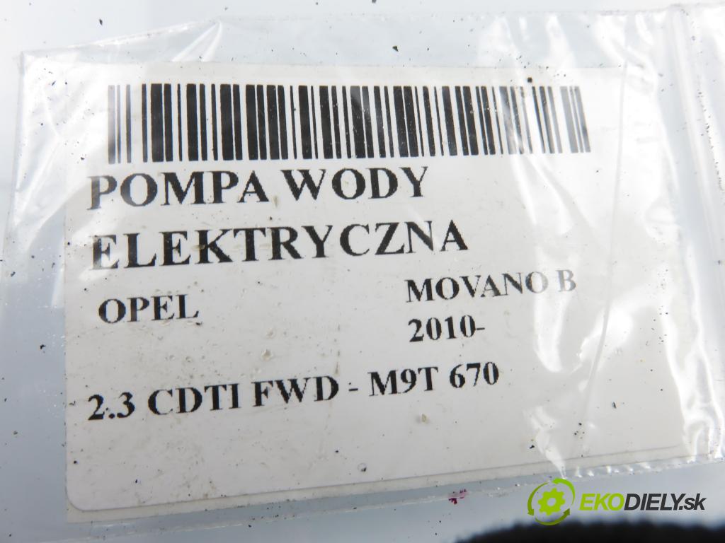 OPEL MOVANO B Skrzynia (X62) FURGON 2010 74,00 2.3 CDTI FWD - M9T 670 2298,00 Pumpa vody elektrická