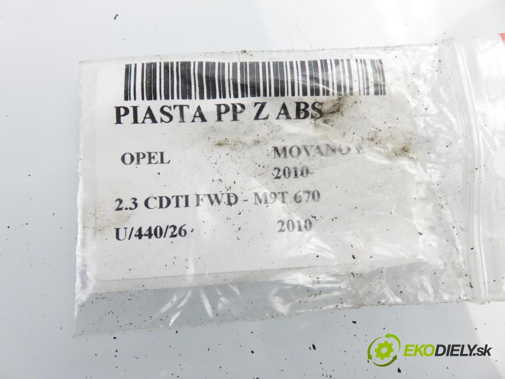 OPEL MOVANO B Skrzynia (X62) FURGON 2010 74,00 2.3 CDTI FWD - M9T 670 2298,00 náboj PP ABS