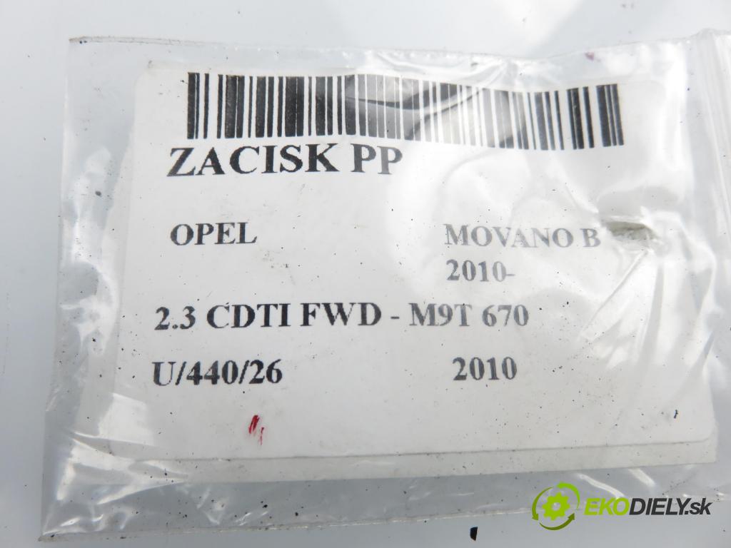 OPEL MOVANO B Skrzynia (X62) FURGON 2010 74,00 2.3 CDTI FWD - M9T 670 2298,00 Brzdič strmeň PP