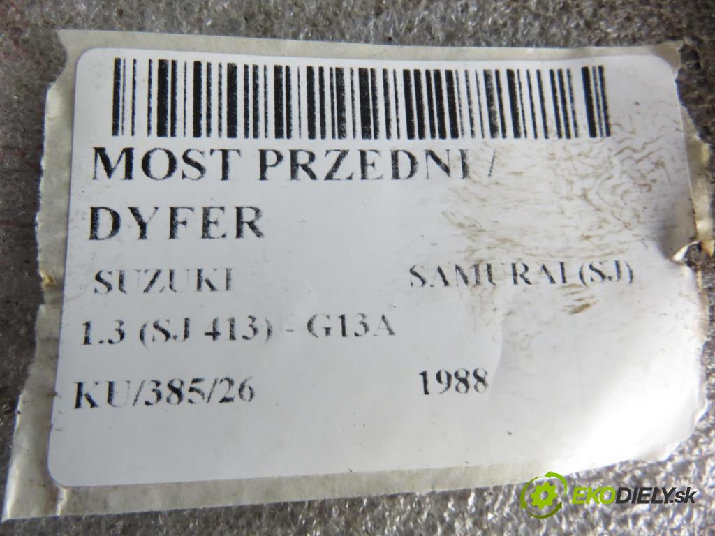 SUZUKI SAMURAI (SJ) TERENOWY 1988 47,00 1.3 (SJ 413) 64 - G13A 1324,00 Most predný / ,diferenciál