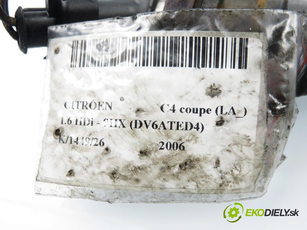 CITROEN C4 coupe (LA_) HB 2006 66,00 1.6 HDi - 9HX (DV6ATED4) 1560,00 vstrekovač 0445110259 (Vstrekovač paliva)