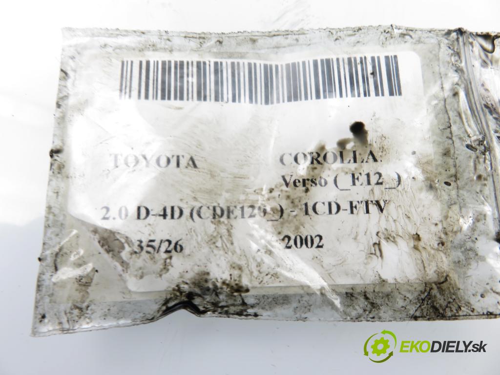 TOYOTA COROLLA Verso (_E12_) MINIVAN 2002 66,00 2.0 D-4D (CDE120_) - 1CD-FTV 1995,00 vstrekovač 2367027020 (Vstrekovač paliva)