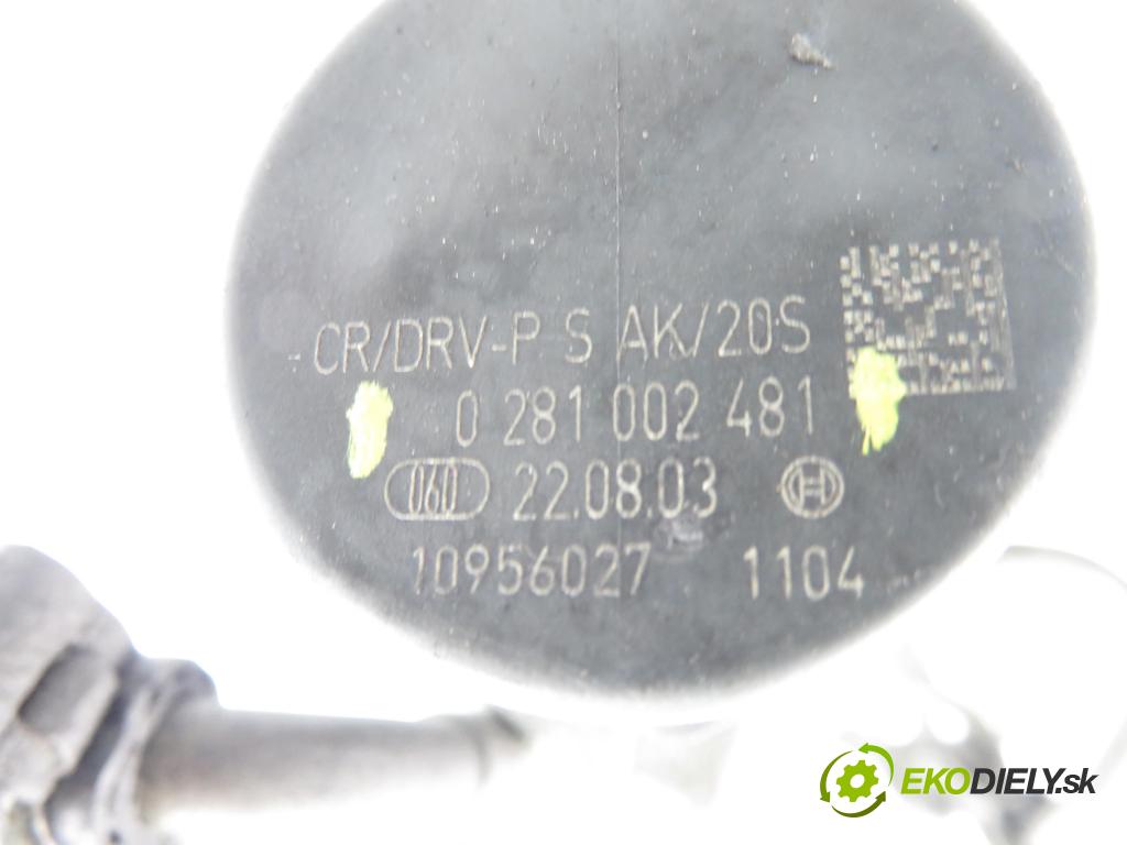 BMW 3 (E46) SEDAN 2003 110,00 320 d - M47 D20 (204D4) 1995,00 lišta vstřikovací 0281002481 ; 7787164 ; 0445214030 (Vstřikovací lišta)