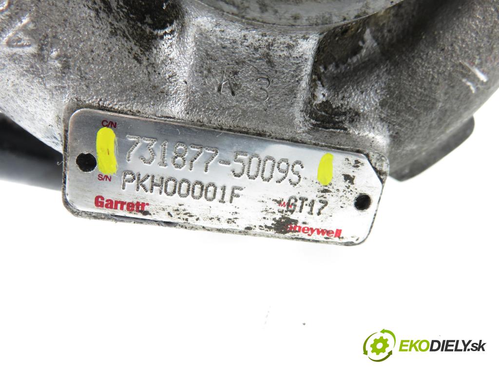 BMW 3 (E46) SEDAN 2003 110,00 320 d - M47 D20 (204D4) 1995,00 Turbodúchadlo 7318775009S (Turbodúchadlo (kompletné))