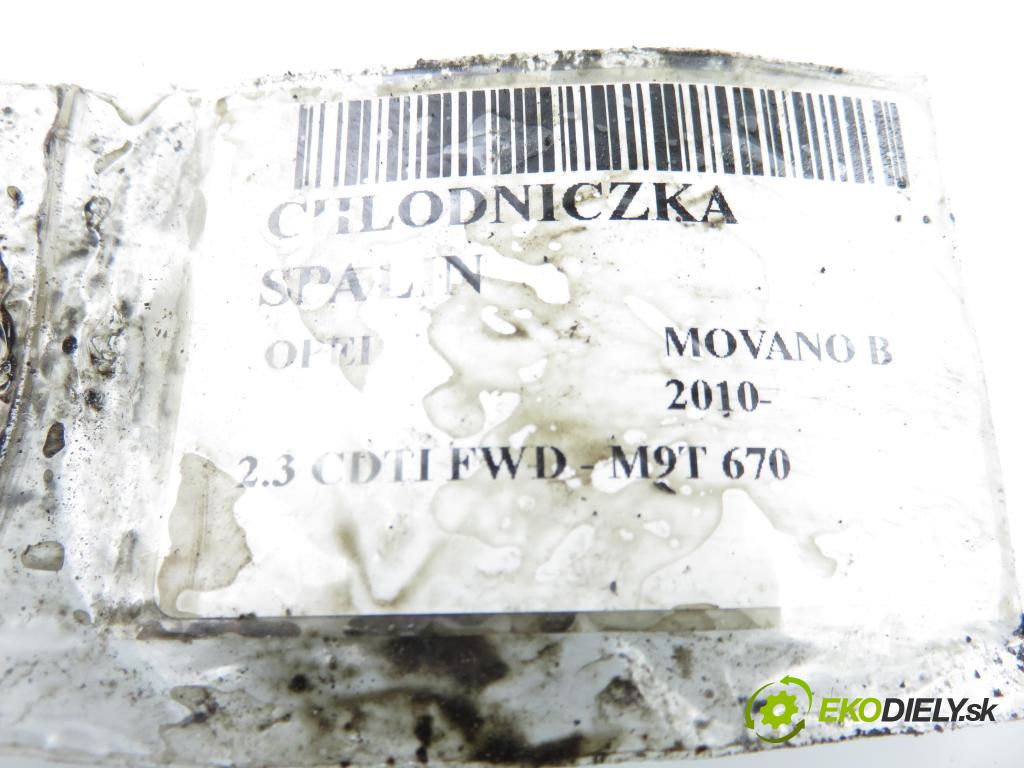 OPEL MOVANO B Skrzynia (X62) FURGON 2010 74,00 2.3 CDTI FWD - M9T 670 2298,00 Chladič spalín 8200719993 ; 8200719993D