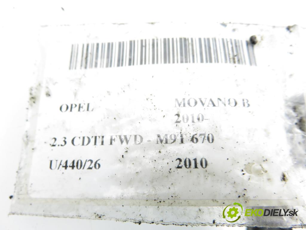 OPEL MOVANO B Skrzynia (X62) FURGON 2010 74,00 2.3 CDTI FWD - M9T 670 2298,00 VENTIL Spätná väzba: paliva 8200806676