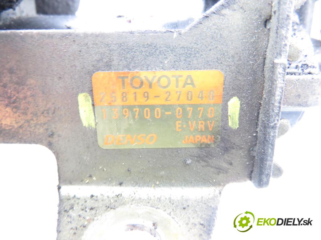 TOYOTA RAV 4 II (_A2_) SUV 2003 85,00 2.0 D-4D 4WD (CLA20_, CLA21_) - 1CD-FTV 1995,00 ELEKTROVENTIL: VAKUUM: 2581927040 ; 1397000770