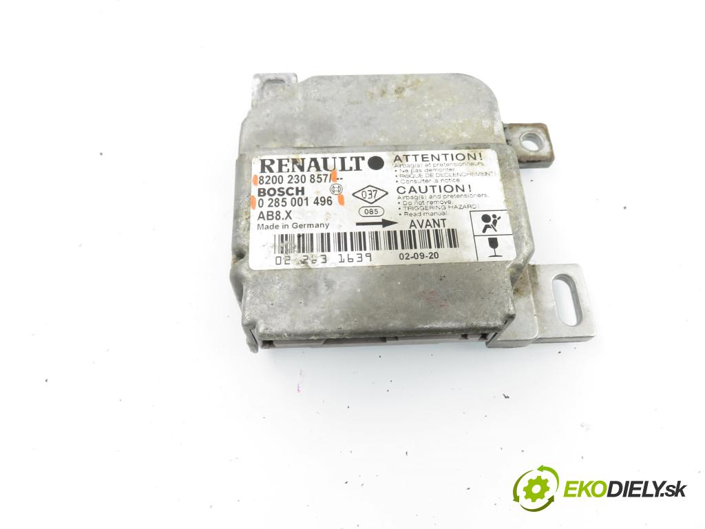 RENAULT CLIO II (BB_, CB_) HB 2000 43,00 1.2 (BB0A, BB0F, BB10, BB1K, BB28, BB2D, BB2H, CB0 1149,00 MODUL air BAG 8200230857 ; 0285001496
