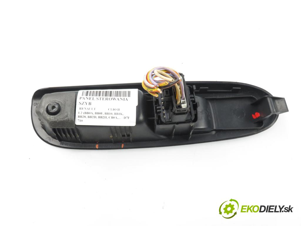 RENAULT CLIO II (BB_, CB_) HB 2000 43,00 1.2 8V 58 1149,00 Panel ovládania okien 8200084003