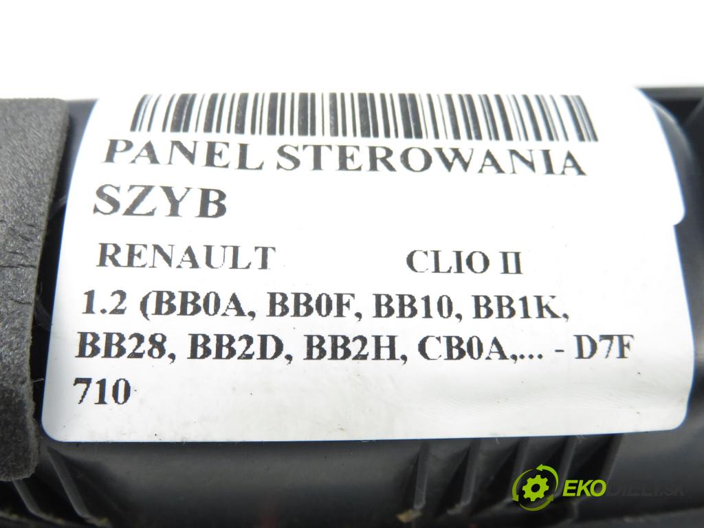 RENAULT CLIO II (BB_, CB_) HB 2000 43,00 1.2 8V 58 1149,00 Panel ovládania okien 8200084003