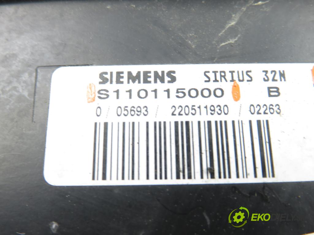RENAULT CLIO II (BB_, CB_) HB 2000 43,00 1.2 8V 58 1149,00 Riadiaca jednotka Motor 8200162378 ; S110115000