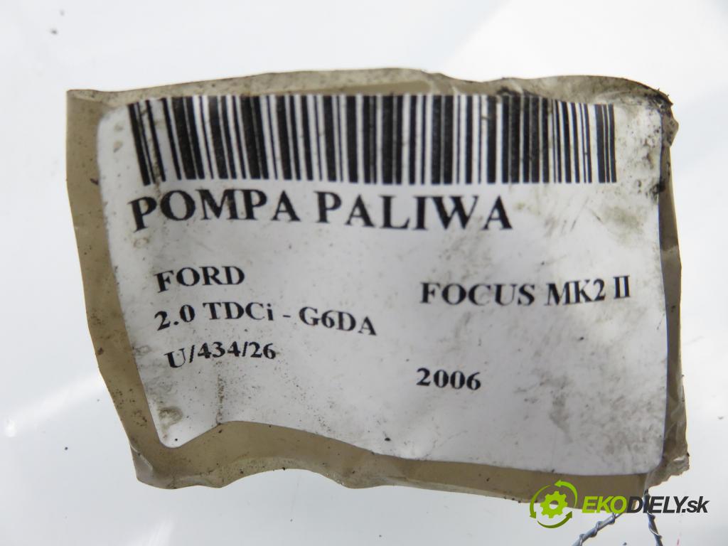 FORD FOCUS II (DA_, HCP) HB 2006 100,00 2.0 TDCi - G6DA 1997,00 senzor hladiny paliva 3M519275