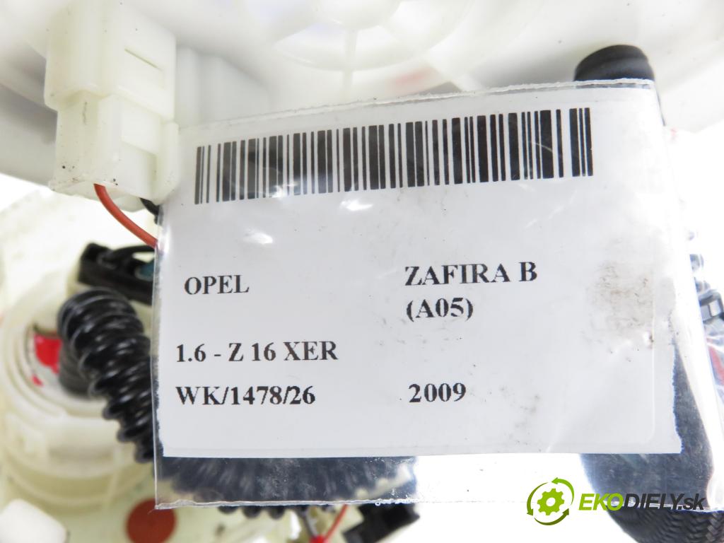 OPEL ZAFIRA B (A05) MINIVAN 2009 85,00 1.6 - Z 16 XER 1598,00 Pumpa paliva 0580314115 ; 13129982