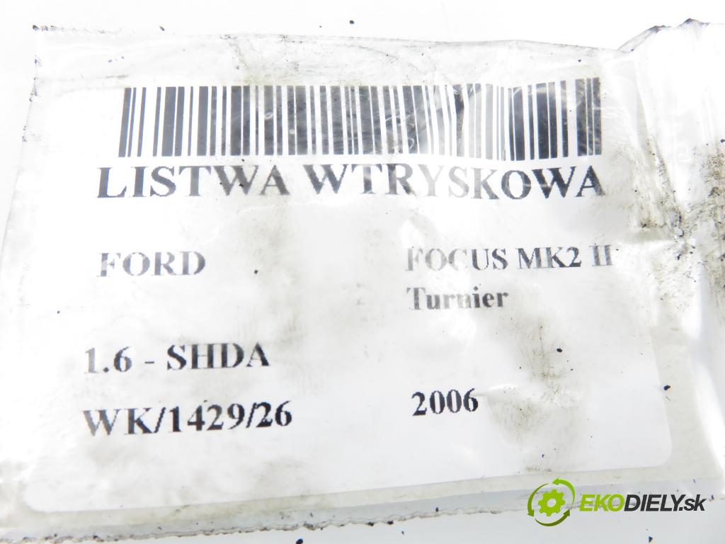 FORD FOCUS II Turnier (DA_, FFS, DS) KOMBI 2006 74,00 1.6 - SHDA 1596,00 Lišta vstrekovacia 98MFBC ; 98MF9F593BC ; 5M5G9H487BA (Vstrekovacia lišta)