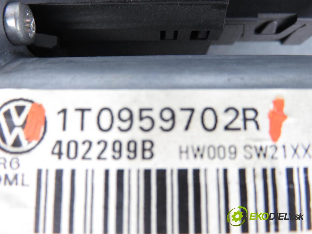 VW TOURAN (1T3) MINIVAN 2010 77,00 1.6 TDI - CAYC 1598,00 mechanismus oken PPE 1T0959702R ; 5K0959792 ; 1T1837730BC