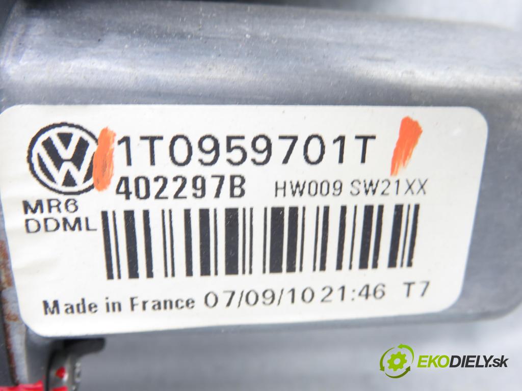 VW TOURAN (1T3) MINIVAN 2010 77,00 1.6 TDI - CAYC 1598,00 Mechanizmus okien 1T0959701T ; 5K0959793 ; 1T1837729BC