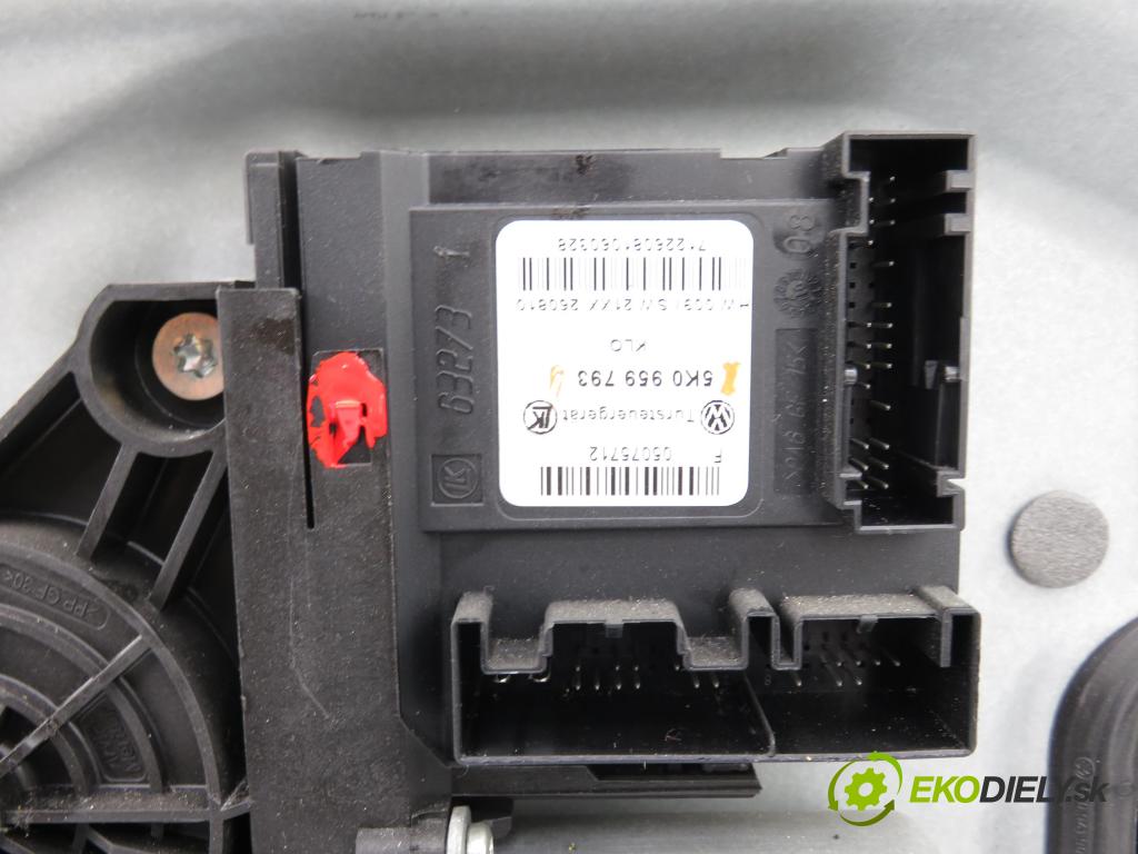 VW TOURAN (1T3) MINIVAN 2010 77,00 1.6 TDI - CAYC 1598,00 Mechanizmus okien 1T0959701T ; 5K0959793 ; 1T1837729BC