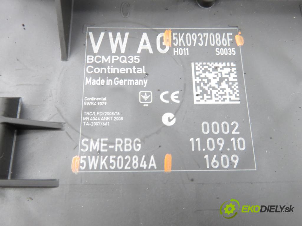 VW TOURAN (1T3) MINIVAN 2010 77,00 1.6 TDI - CAYC 1598,00 MODUL BSI 5K0937086F ; 5WK50284A