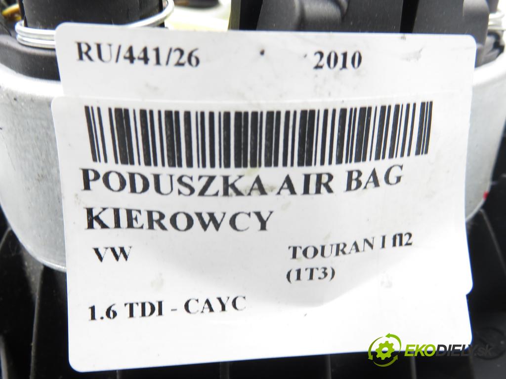 VW TOURAN (1T3) MINIVAN 2010 77,00 1.6 TDI - CAYC 1598,00 AirBag air BAG volantu