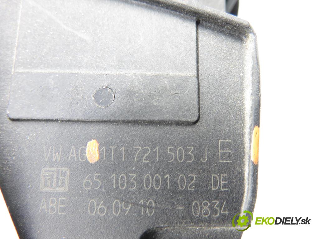 VW TOURAN (1T3) MINIVAN 2010 77,00 1.6 TDI - CAYC 1598,00 Potenciometer plynu 1T1721503JE ; 1T1721503J (Potenciometer plynového pedálu)