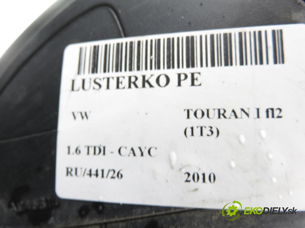 VW TOURAN (1T3) MINIVAN 2010 77,00 1.6 TDI - CAYC 1598,00 zpětné zrcátko 1T1857502AP