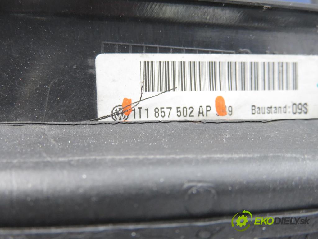 VW TOURAN (1T3) MINIVAN 2010 77,00 1.6 TDI - CAYC 1598,00 zpětné zrcátko 1T1857502AP