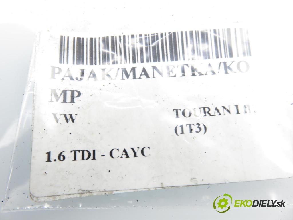 VW TOURAN (1T3) MINIVAN 2010 77,00 1.6 TDI - CAYC 1598,00 páčka/prepínač 5K0953501BF