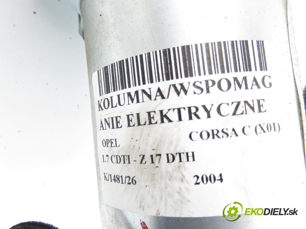 OPEL CORSA C (X01) HB 2004 74,00 1.7 CDTI - Z 17 DTH 1686,00 SLOUPEC / PODPORA elektrický 13136673 ; 13136672 ; Q1T17775MZZ