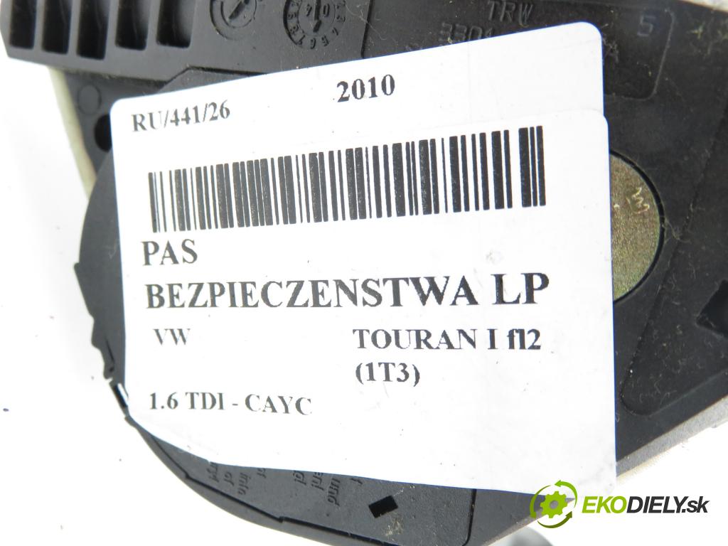 VW TOURAN (1T3) MINIVAN 2010 77,00 1.6 TDI - CAYC 1598,00 Držiak bezpečnostný LP 1T1857705B
